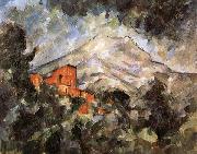 Paul Cezanne La Montagne Sainte-Victoire et le Chateau Noir painting